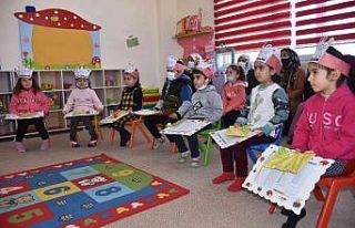 Siirt Belediyesi Minik Adımlar Kreşinde karne heyecanı