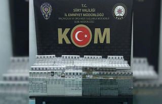 Siirt’te 4 bin 655 paket kaçak sigara ele geçirildi
