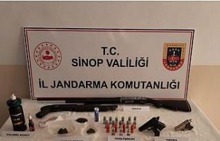 Sinop’ta uyuşturucu imal eden 1 kişi tutuklandı