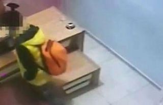 Şişli’de hırsızlık anı kamerada