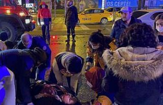 Şişli’de iki otomobil çarpıştı: 5 yaralı