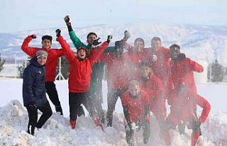 Sivasspor’da neşeli idman