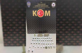 Sivas’ta operasyon, çok sayıda tarihi eser ele...