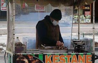 Soğuk havada ekmek mücadelesi