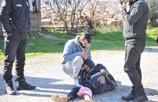 Sokakta yürürken motosikletli kişilerin saldırısına...