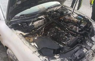 Söke’de araç yangını