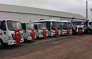 Soma Belediyesi araç ve iş makineleri parkurunu...