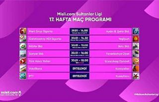 Sultanlar Ligi’nde 17. hafta heyecanı