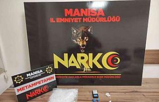 Şüpheli şahsın üzerinden metamfetamin çıktı