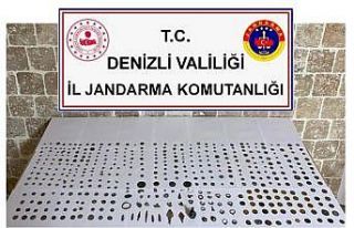 Tarihi eserleri satamadan yakalandı