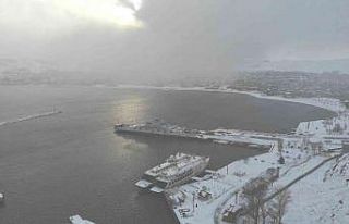 Tatvan’dan muhteşem kartpostallık kar manzaraları