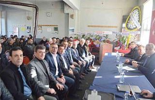 Tavşanlı Madeni Eşya Odası Başkanı Yasin Demirci...