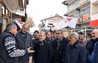 TDP heyeti Tercan’da esnafla bir araya geldi