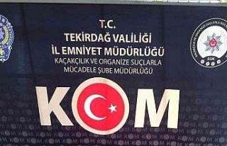 Tekirdağ’da makaron operasyonu: 9 gözaltı