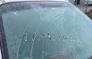 Termometreler eksi 11 dereceyi gösterdi