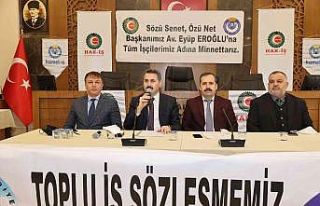 Tokat’ta Belediyesinde toplu iş sözleşmesi imzalandı