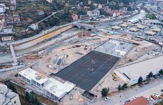 Trabzon’da yeni otogar inşaatı sürüyor