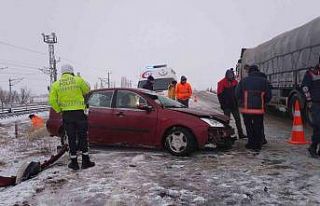 Trafik kazası 4 yaralı