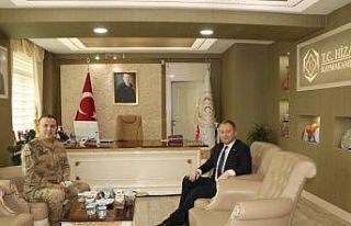 Tuğgeneral Güven’den Kaymakam Yelek’e ziyaret