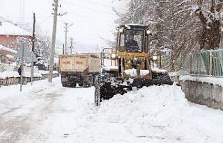 Turhal’da karla mücadele seferberliği