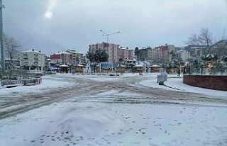 Türkeli, beyaza büründü