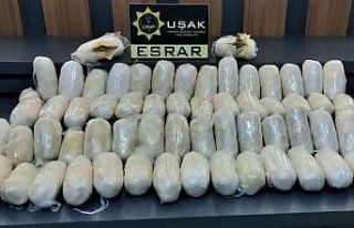 Uşak’ta 15 kilo esrar ele geçirildi