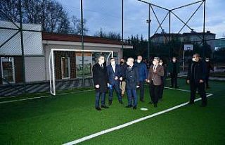 Vali Baruş ve Başkan Çınar, yatırımları incelediler