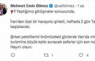 Vali Bilmez’den Van-Tahran uçak seferi girişimi