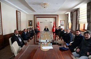 Vali Epcim’e Eko-Köy teşekkürü ziyareti