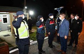 Vali Gürel sağlık çalışanlarının ve güvenlik...
