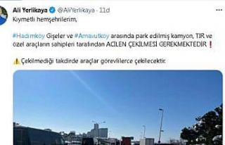 Vali Yerlikaya’dan araçların çekilmesi için...