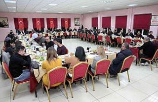 Vali Ziya Polat Yozgat’ta görev yapan gazetecilerle...