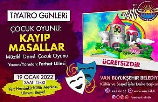 Van Büyükşehir Belediyesi çocukları tiyatro ile...