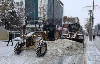 Van Büyükşehir Belediyesinden karla mücadele seferberliği