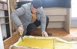 Van Gölü suyundan sabun üretti