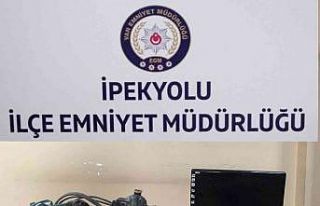 Van’da çalınan 20 bin TL değerindeki yer altı...