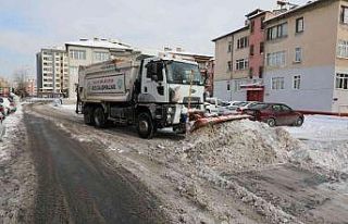 Yağış durdu, Talas’ta kar temizliği başladı