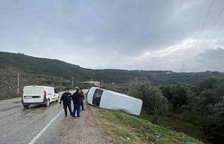 Yağmurla gelen kaza: 2 yaralı