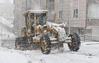 Yakutiye Belediyesi karla mücadeleyi artırdı