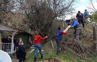 Yangının açtığı yara ’Sevgi Eli’ ile sarıldı