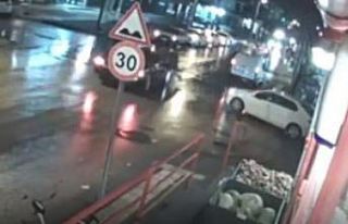 Yayaya çarpıp kaçtı