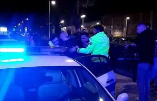 Yayaya çarpıp "Kralı gelsin" dedi, taşkınlık...