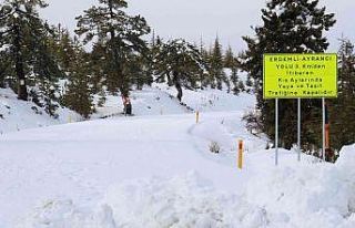 Yaz şehri Mersin’de 2022’nin ilk karı yolları...