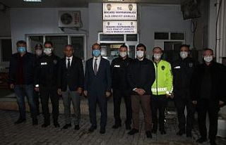 Yeni yıla görevi başında girenleri unutmadılar