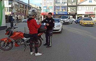 Yeni yılın ilk motor denetiminde 17 sürücüye...