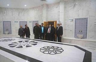 Yenilenen şehir hamamı hizmete açıldı