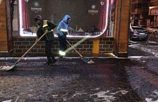 Yenişehir Belediyesinden karla mücadele seferberliği