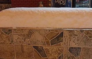 Yeşilhisar’da kar kalınlığı 20 santimetreye...