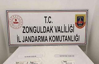 Yolcu otobüsünde uyuşturucu ile yakalandı