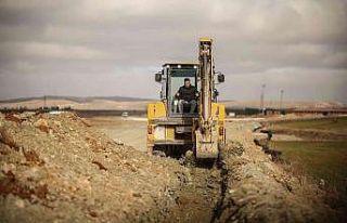 Yoncalı’da yeni kanalizasyon hattı çalışması
